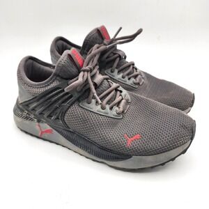Puma Pacer Future Soft Foam+ Mens Grey Red Running Shoes 386453-02 Size 8.5